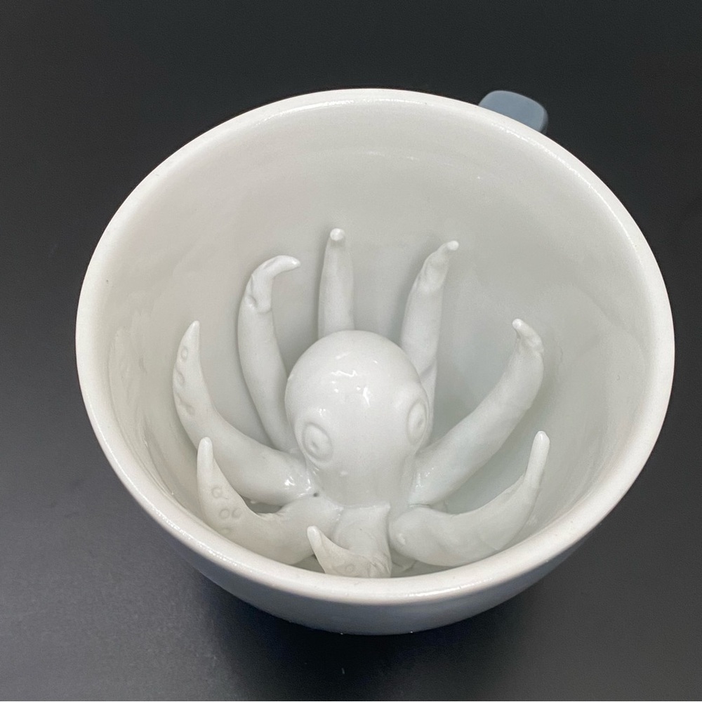 CREATURE CUPS Octopus Unique Gag Funny Gift Ceramic Coffee Mug